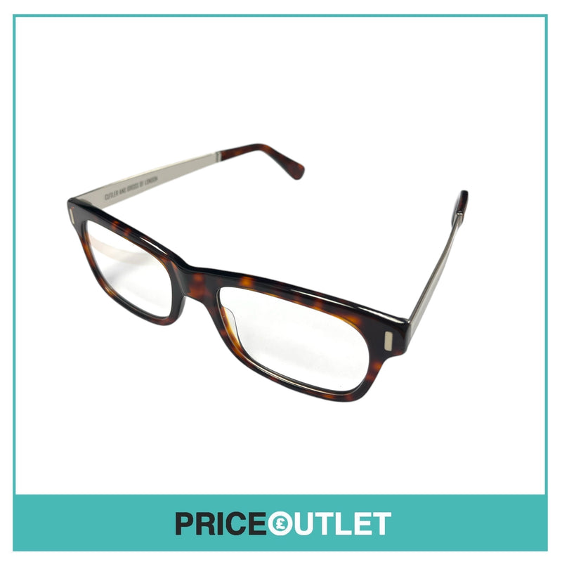 Clear Lens Brown Tortoiseshell Frame Glasses RRP £325 (19)