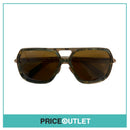 Gold & Green Patterned Frame Pilot's Sunglasses RRP £325