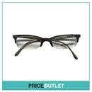 Clear Lens Iridescent Silver Frame Glasses RRP £325