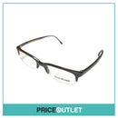 Clear Lens Iridescent Silver Frame Glasses RRP £325