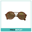 Gold & Pink Glittler Frame Round Sunglasses RRP £325