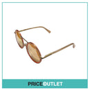 Gold & Pink Glittler Frame Round Sunglasses RRP £325
