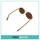 Gold & Pink Glittler Frame Round Sunglasses RRP £325