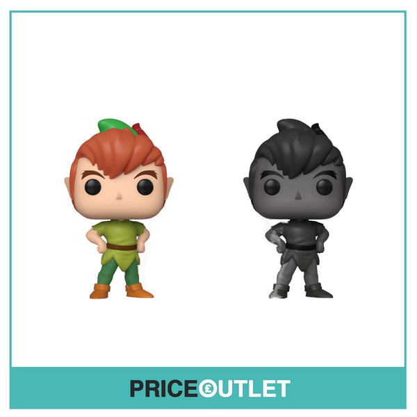 Funko - Disney Classics - Peter Pan & Peter Pan’s Shadow 2 Pack (Hot Topic Exclusive) (Damaged)