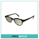 Clear Lens Black & Clear Stripe Patterned Frame Glasses RRP £325