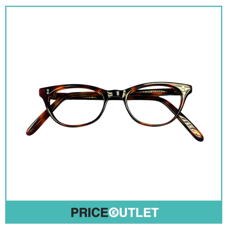 No Lens Brown Tortoiseshell Frame Glasses RRP £325 (7)