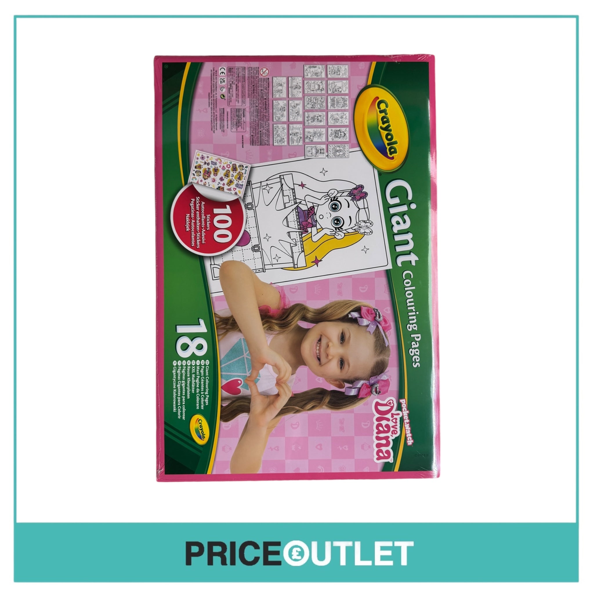 Crayola - Love Diana 18 Giant Colouring Pages