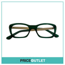 Clear Lens Green Translucent Frame Glasses With Gold Detail RRP £325