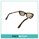 Clear Lens Brown Tortoiseshell Frame Glasses With Silver Detail RRP £325