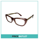 Clear Lens Translucent Purple Frame Glasses With Silver Detail RRP £325