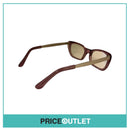 Clear Lens Translucent Purple Frame Glasses With Silver Detail RRP £325