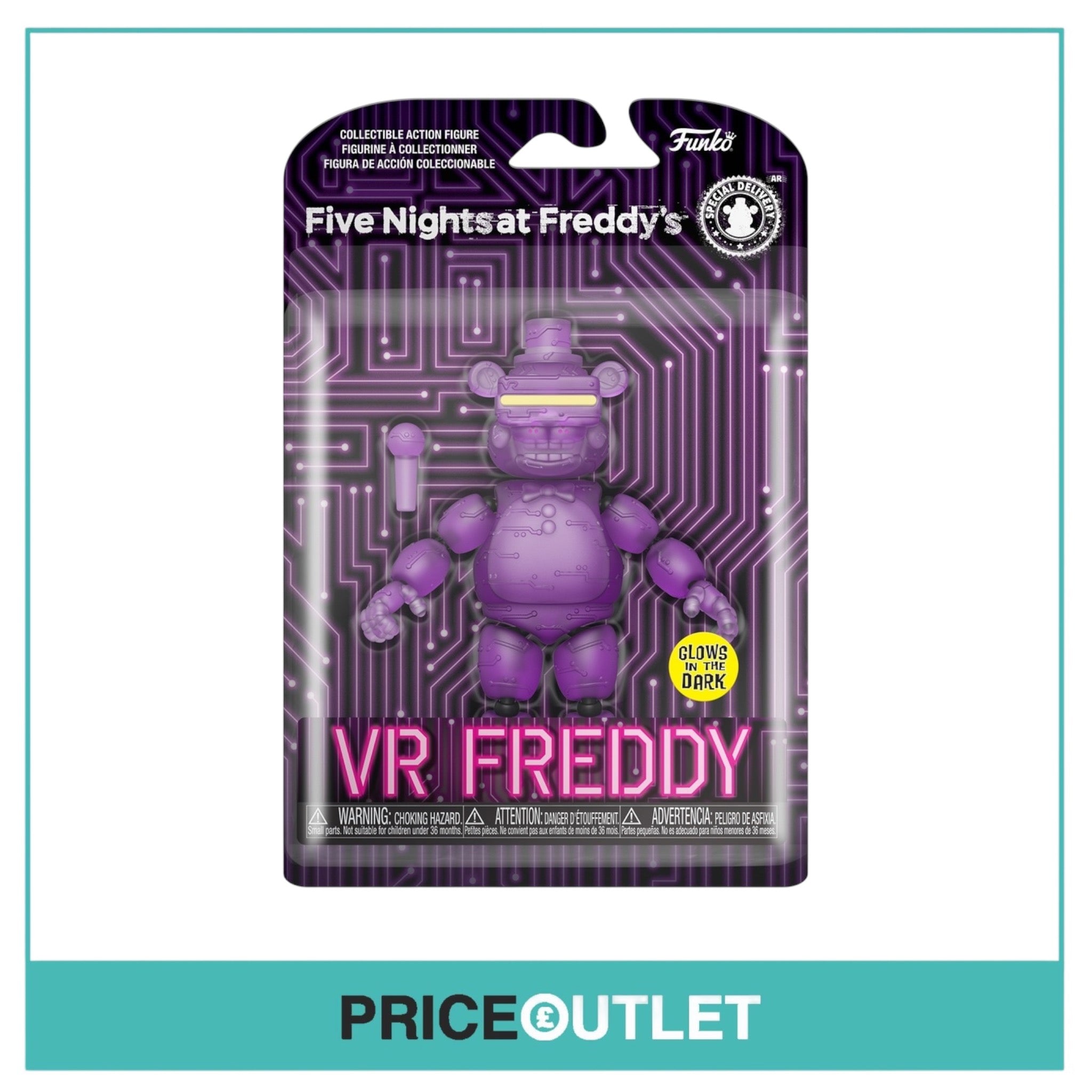 Funko - FNAF VR Freddy Action Figure GITD - Brand New