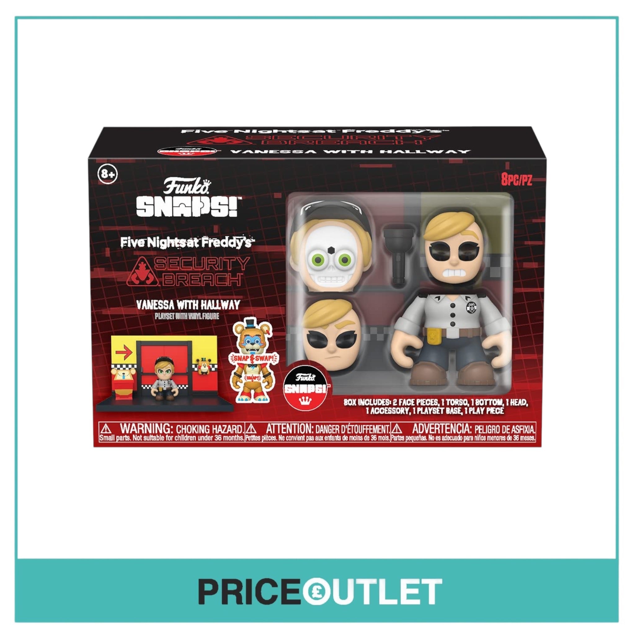 Funko Snaps - FNAF Security Breach Vanessa With Hallway - Brand New