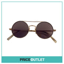 Rose Gold Round Pilot's Frame Sunglasses RRP £325