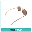 Rose Gold Round Pilot's Frame Sunglasses RRP £325