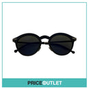 Deep Blue Round Sunglasses With Silver Detail RRP £325