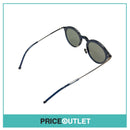 Deep Blue Round Sunglasses With Silver Detail RRP £325