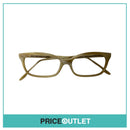 Clear Lens Patterned Cream Frame Glasses RRP £325