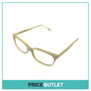Clear Lens Patterned Cream Frame Glasses RRP £325
