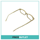 Clear Lens Patterned Cream Frame Glasses RRP £325