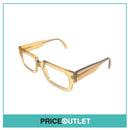 Clear Lens Translucent Brown Frame Glasses RRP £325