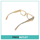 Clear Lens Translucent Brown Frame Glasses RRP £325