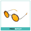 Orange Lens Round Brown Tortoiseshell Frame Sunglasses RRP £325