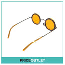 Orange Lens Round Brown Tortoiseshell Frame Sunglasses RRP £325