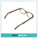 Clear Lens Square Brown Translucent Frame Glasses RRP £325