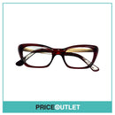 Clear Frame Red & Gold Frame Glasses RRP £325