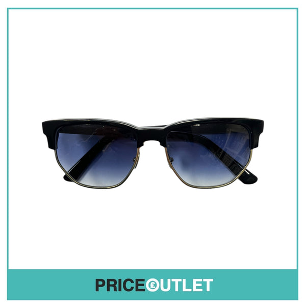 Black Frame Sunglasses With Silver Detail RRP £325