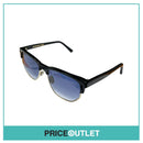 Black Frame Sunglasses With Silver Detail RRP £325