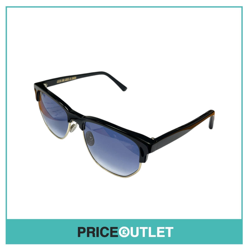 Black Frame Sunglasses With Silver Detail RRP £325