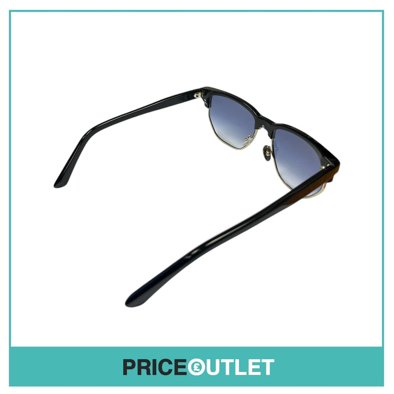 Black Frame Sunglasses With Silver Detail RRP £325