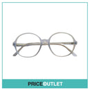Clear Lens Blue & Clear Frame Round Glasses RRP £325