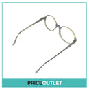 Clear Lens Blue & Clear Frame Round Glasses RRP £325