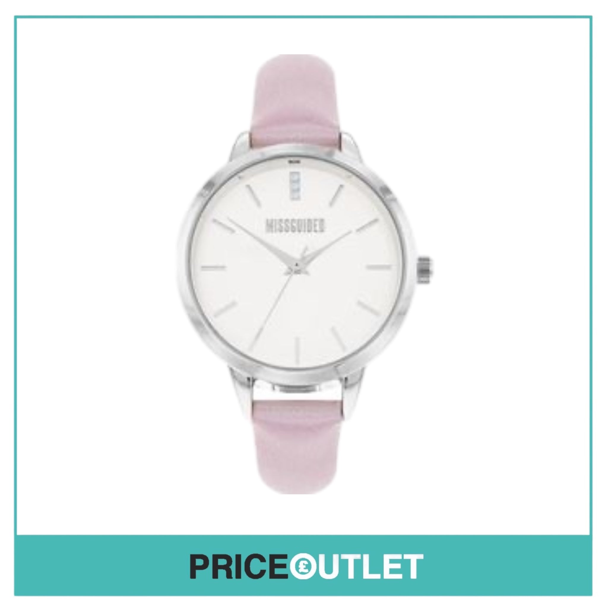 Missguided - Ladies Watch - Pink Strap White Face