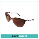Pink Reflective Lens Sunglasses With Pattern Detail RRP £325