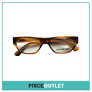 Clear Lens Brown Patterned Frame Glasses RRP £325