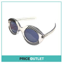 Clear & Black Patterned Frame Sunglasses RRP £325