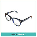 No Lens Purple & Black Patterned Frame Glasses RRP £325