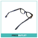 No Lens Purple & Black Patterned Frame Glasses RRP £325