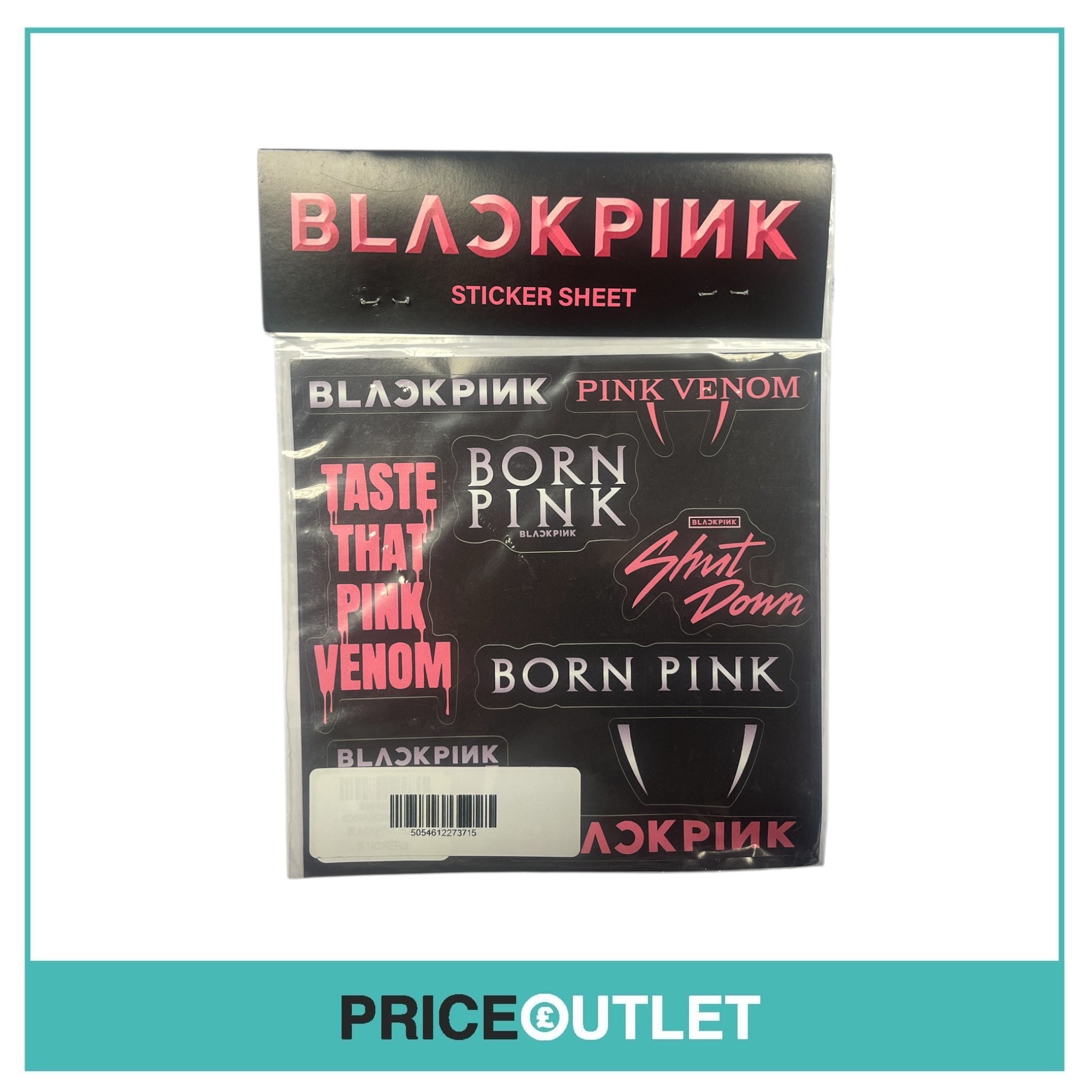 Blackpink - Sticker Sheet - Born Pink, Shut down, Pink Venom