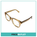 No Lens Light Brown Translucent Frame Glasses RRP £325