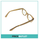 No Lens Light Brown Translucent Frame Glasses RRP £325