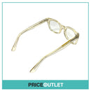 No Lens Gold Glitter Clear Frame Glasses RRP £325