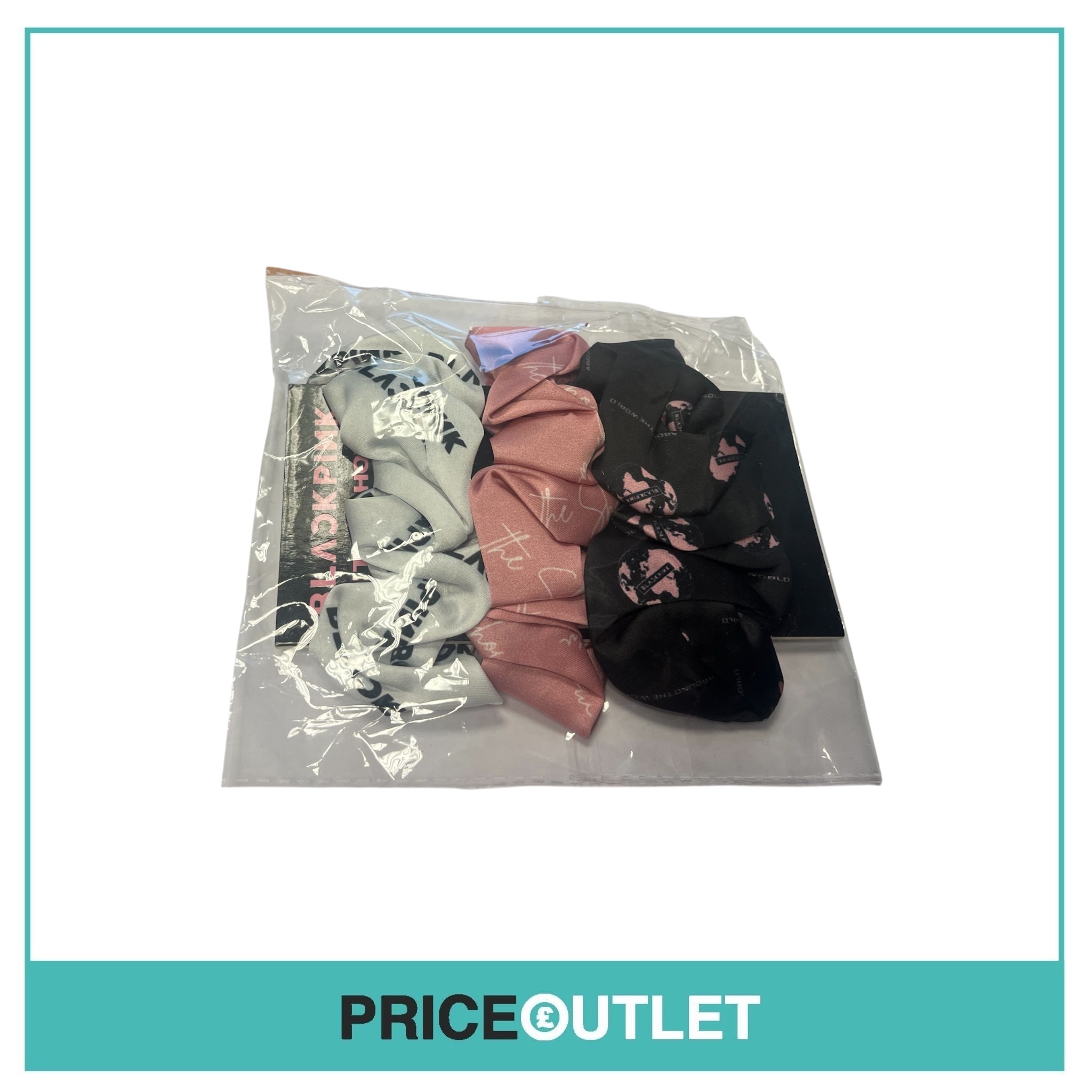 Blackpink - Livestream Concert - The Show - 3 Pack Of Scrunchies - BRAND NEW