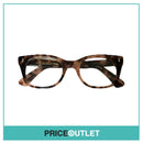 Clear Lens Pink & Brown Patterned Frame Glasses RRP £325