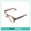 Clear Lens Pink & Brown Patterned Frame Glasses RRP £325