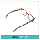 Clear Lens Pink & Brown Patterned Frame Glasses RRP £325